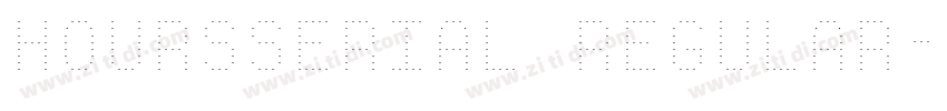 HoursSerial Regular字体转换 HoursSerial Regular字体转换
